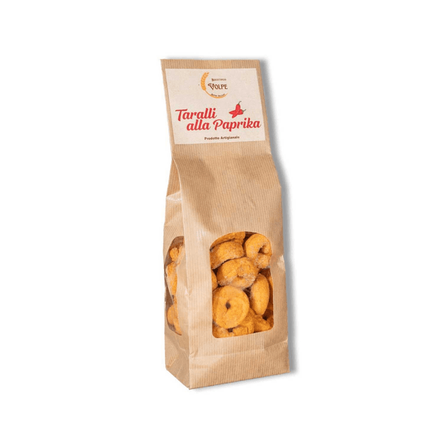 Taralli alla paprika dolce - Biscottificio volpe